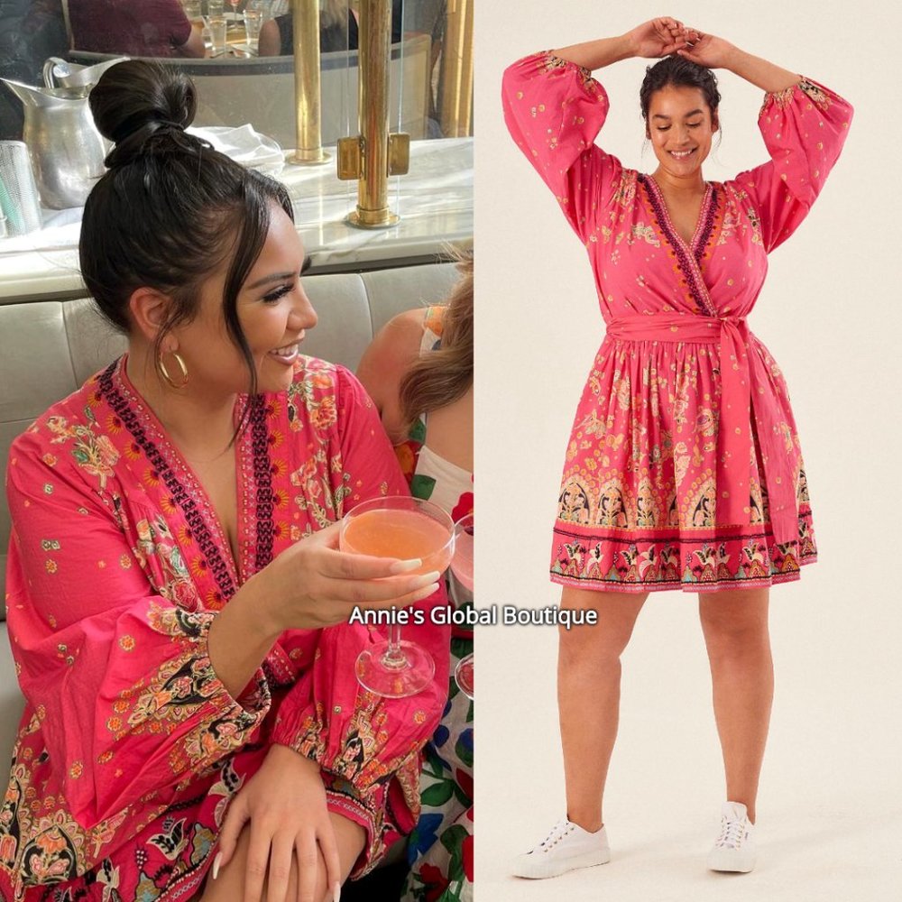 RARE NWT ANTHROPOLOGIE Raquel Floral Embroidered Beaded Mini Dress. Size 3X - Picture 13 of 16